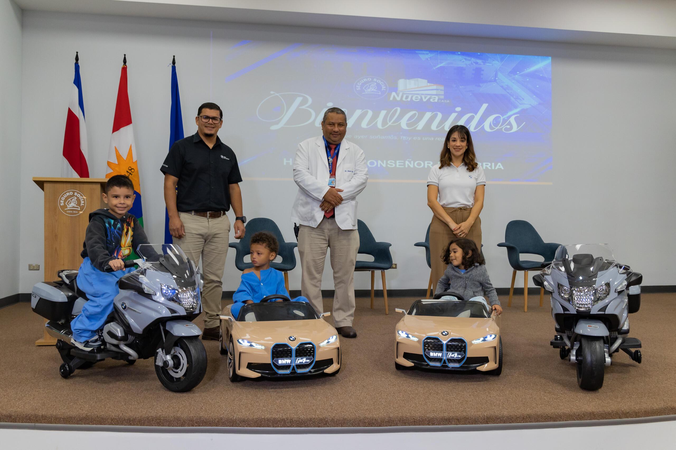 Red Motors dona vehículos eléctricos infantiles para apoyar a pacientes pediátricos