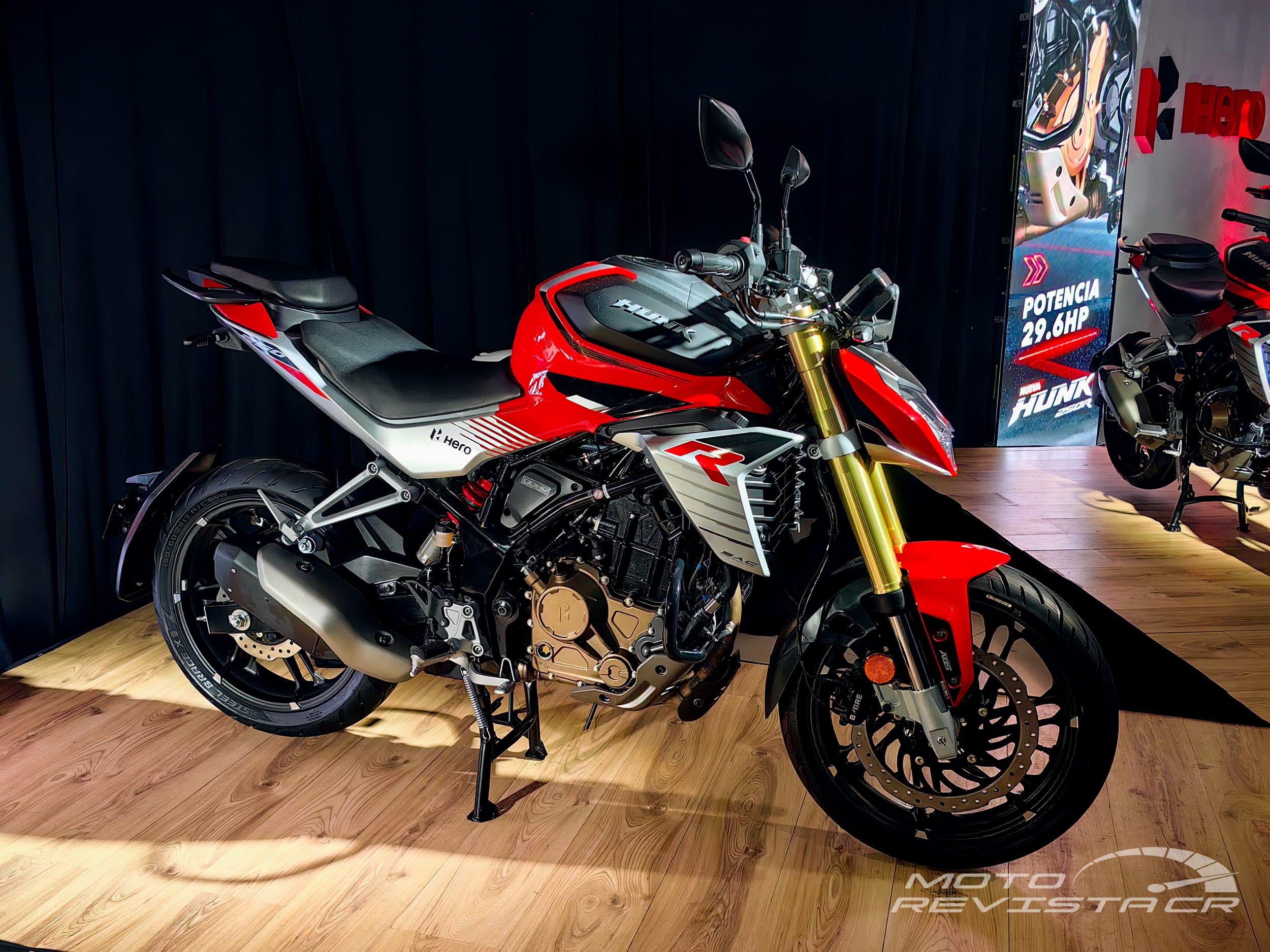 Hero MotoCorp presenta en Costa Rica la nueva Hunk 250R, su apuesta para competir en el segmento 250cc