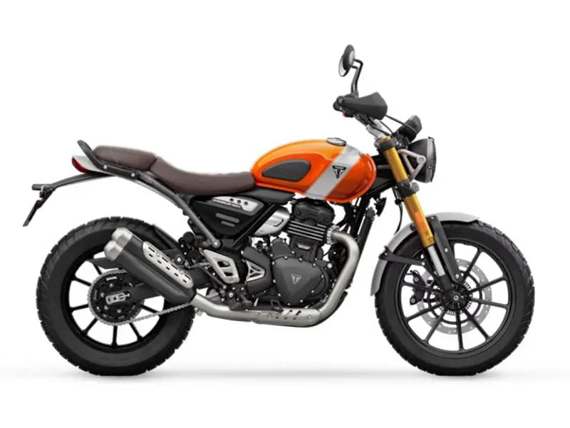 Triumph Scrambler 400 X perfil