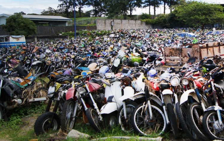 Cada mes 1150 motos decomisadas en Costa Rica