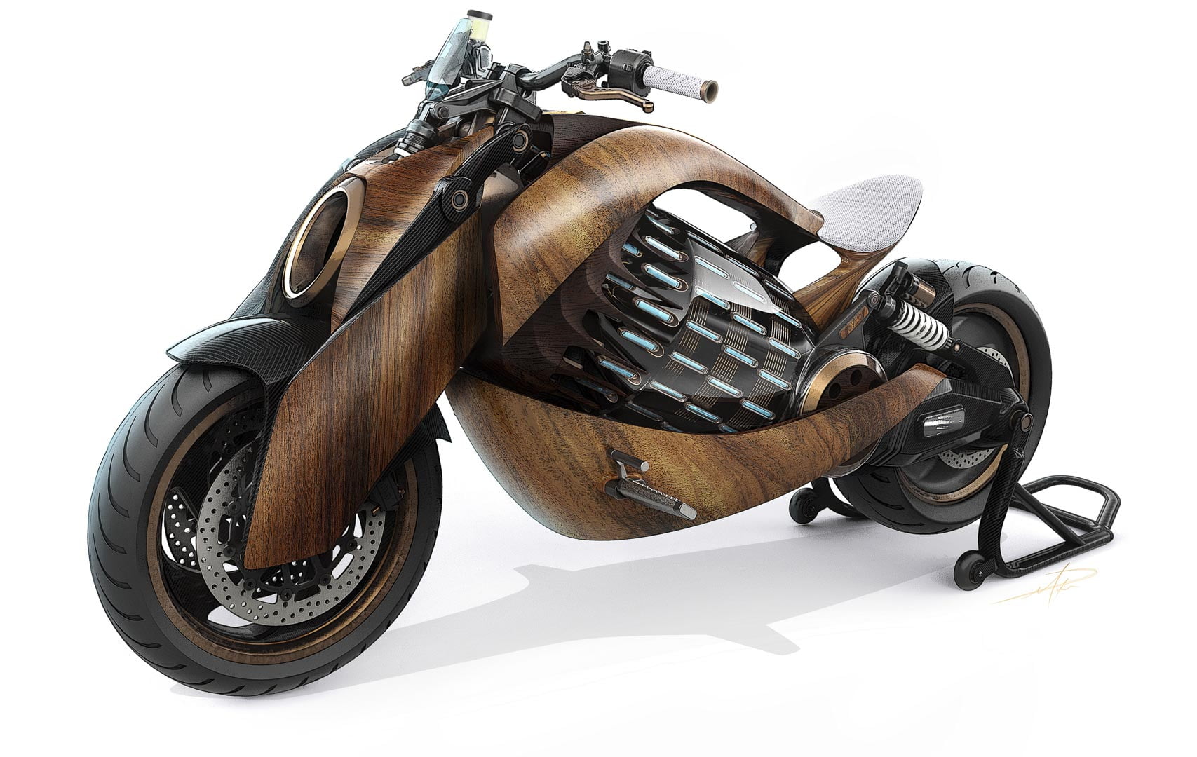 NEWRON EV-1 2020: MADERA, CUERO Y ELECTRICIDAD