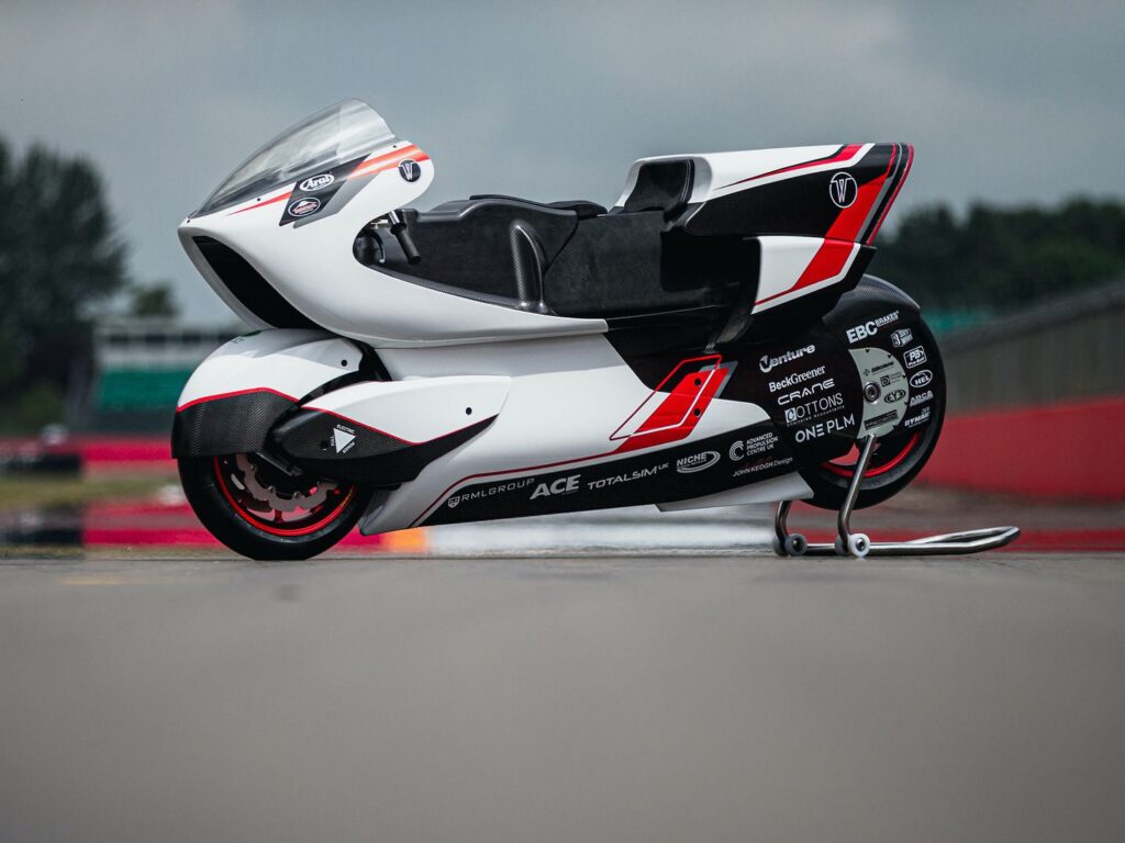 white motorcycle