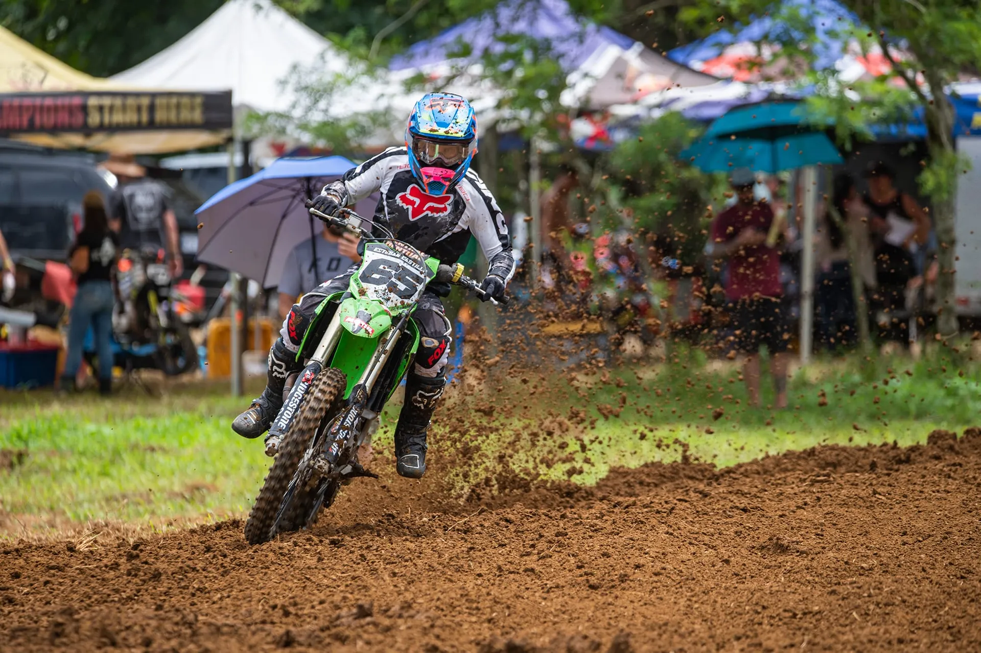 Kawasaki asegura el podio en el Campeonato Nacional de Motocross