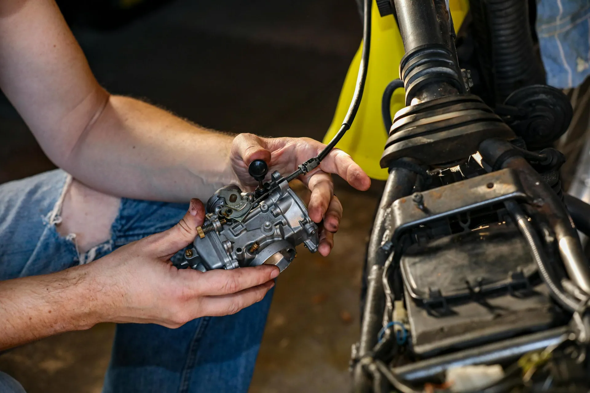 carburacion en motocicletas