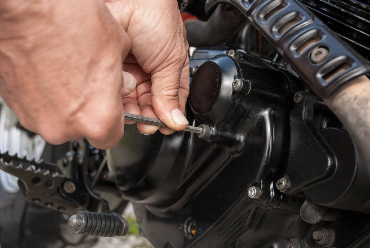 Funcionamiento del motor de motocicleta