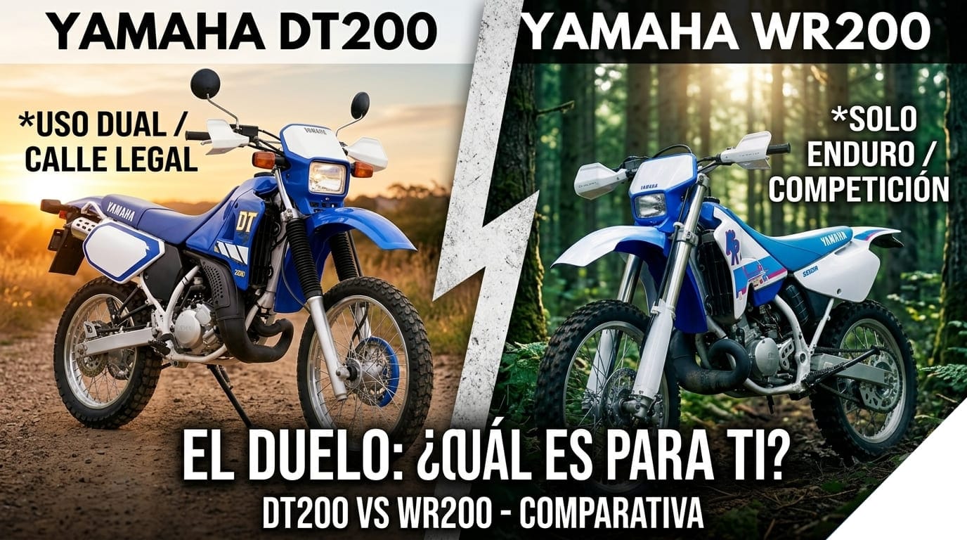 Miniatura del lanzamiento: Yamaha DT200R vs WR200R Costa Rica: 7 diferencias clave que debes conocer